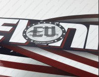 Evinrude 115HP E-tec 2007-2017 USA Flag Blue Cowl Outboard Decal Kit Evinrude 115HP E-tec 2007-2017 USA Flag Blue Cowl Outboard Decal Kit